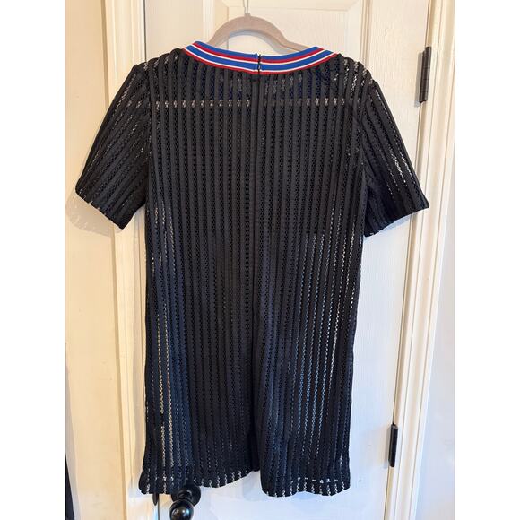 English Factory Anthropologie Black Mesh Sporty Sheer Dress size small - Picture 6 of 9